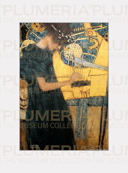 Plumeria Reprodukce obrazu The Music Gustav Klimt