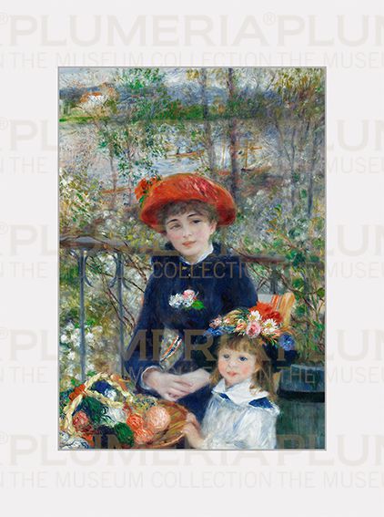 Plumeria Reprodukce obrazu Two Sisters on the Terrace Pierre-Auguste Renoir