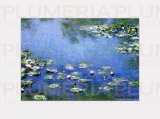 Reprodukce obrazu Waterlilies - Lekníny Claude Monet