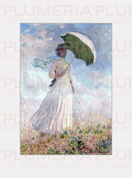 Plumeria Reprodukce obrazu Women with Parasol Claude Monet