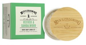 SCOTTISH FINE SOAPS PÁNSKÉ MÝDLO NA HOLENÍ V DÓZE - VETIVER A SANTALOVÉ DŘEVO, 100G Schottish Fine Soaps