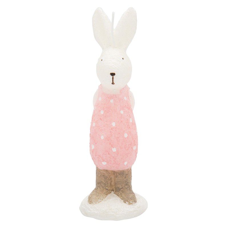 Green Gate Svíčka Zajíček pale pink, 15cm