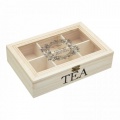 Dřevěný box na čajové sáčky 