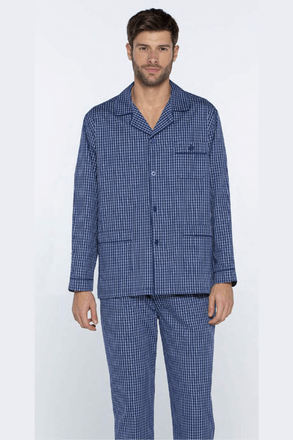 Guasch Luxusní pánské bavlněné pyžamo FREDERICO - XL