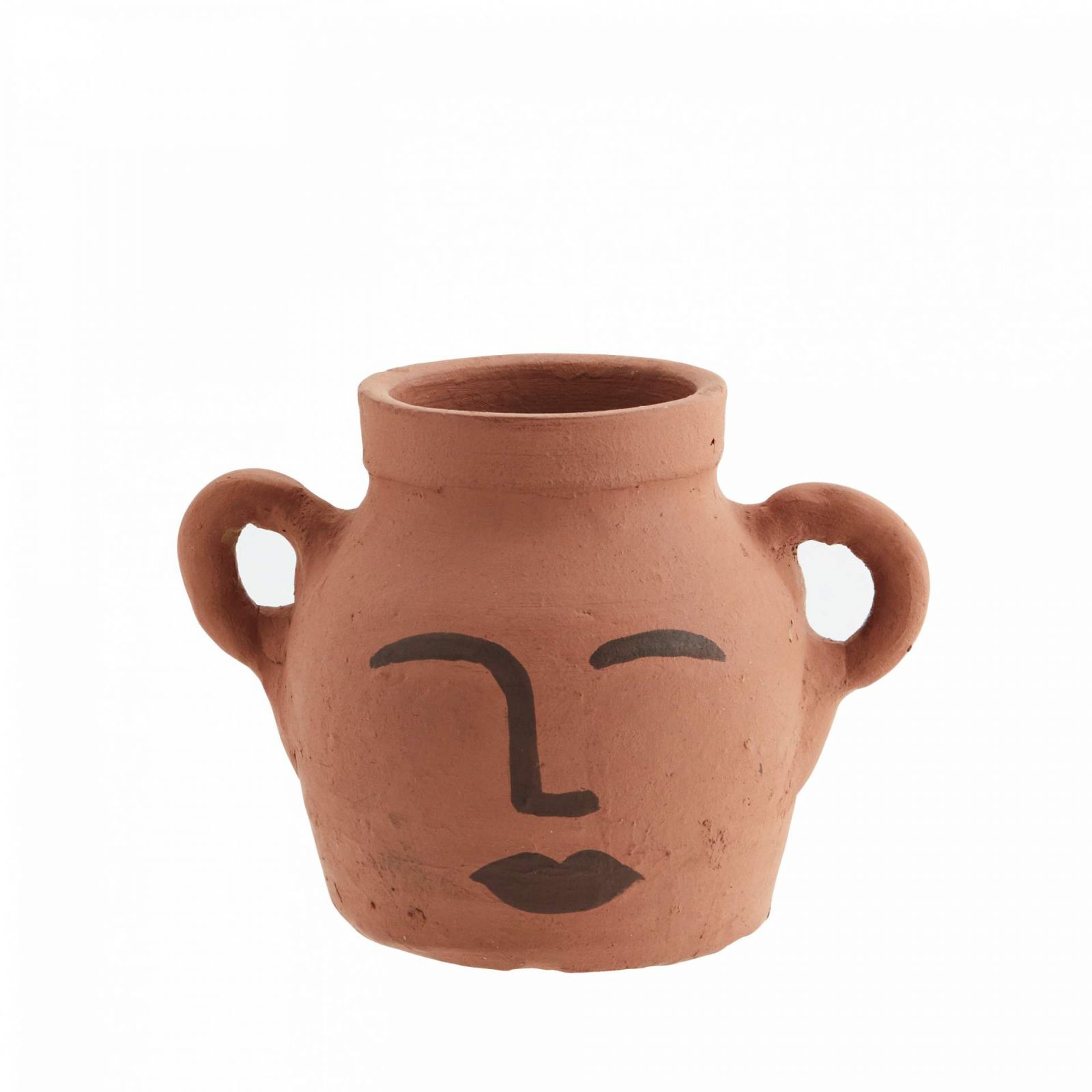 IB LAURSEN Keramická váza Clay Face, 19 cm