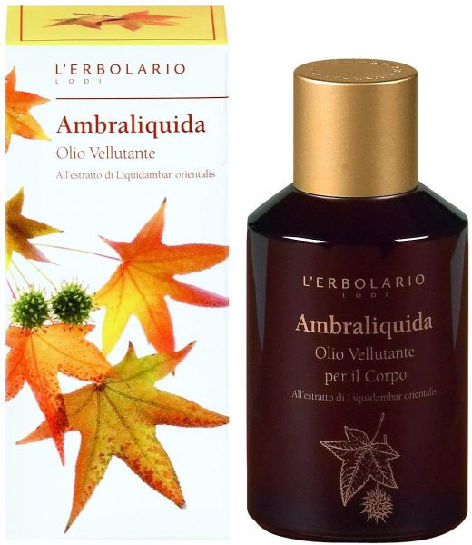 L´ERBOLARIO Vyhlazující tělový olej - Ambraliquida 125ml