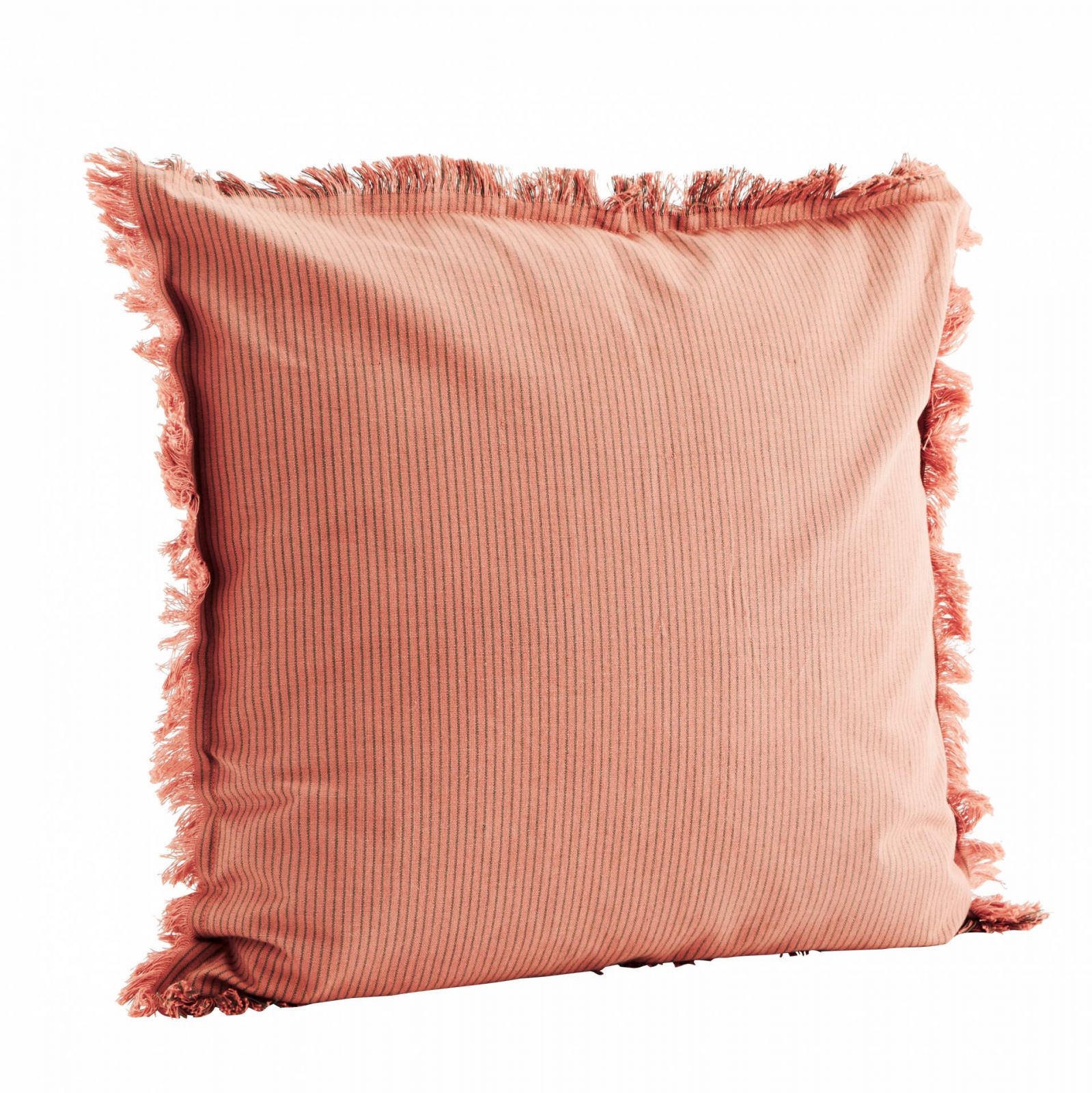 MADAM STOLTZ Bavlněný povlak na polštář Rose Stripe 50×50 cm