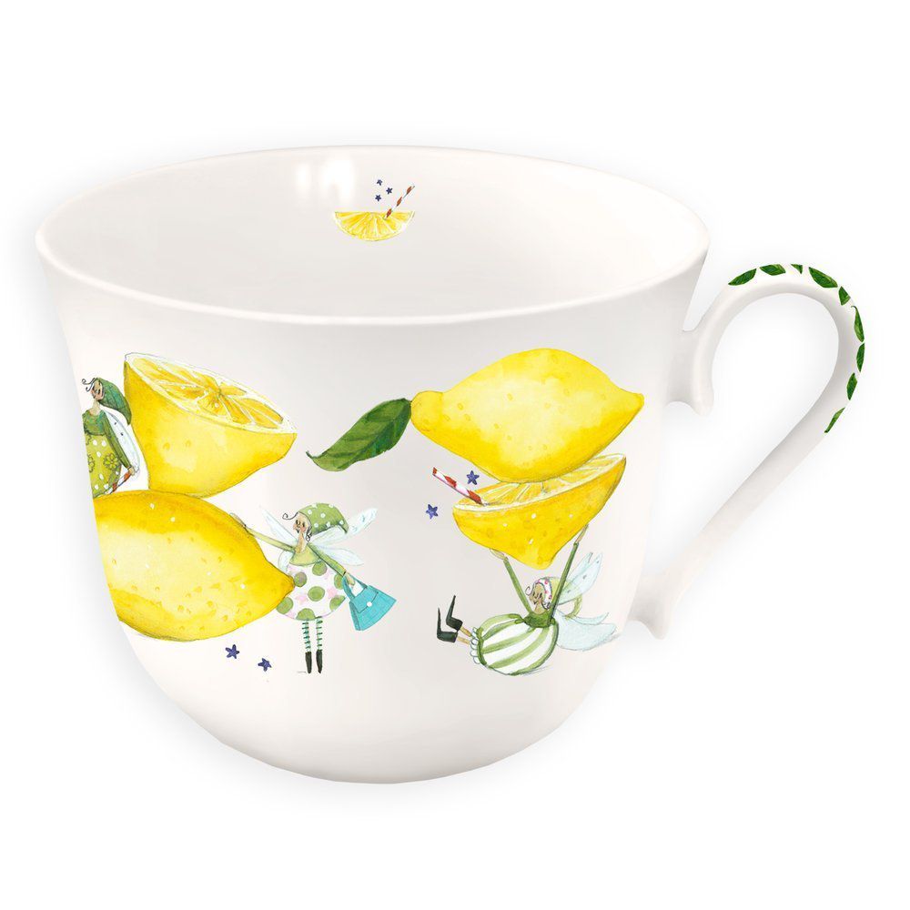 Grätz Verlag Porcelánový hrnek Lemon 0,4 l