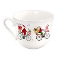 Grätz Verlag Porcelánový hrnek Vánoční kolo; 0,4 l
