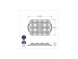 RDIC WARE FORMA NA 12 MINIBÁBOVEK 75. ANNIVERSARY PROPLETENÁ, ZLATÁ, 828 ML Nordic Ware