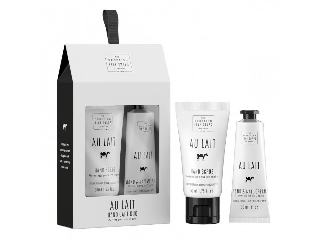Schottish Fine Soaps Sada péče o ruce - Au Lait, 2ks