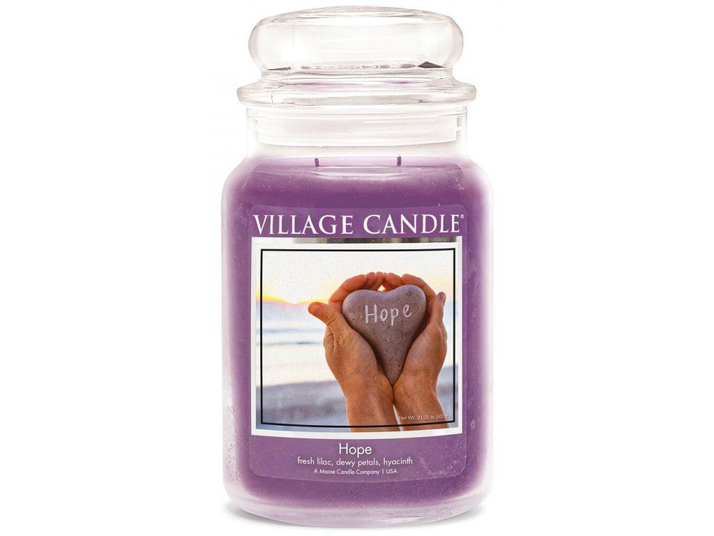 VILLAGE CANDLE Vonná svíčka Naděje, 602g