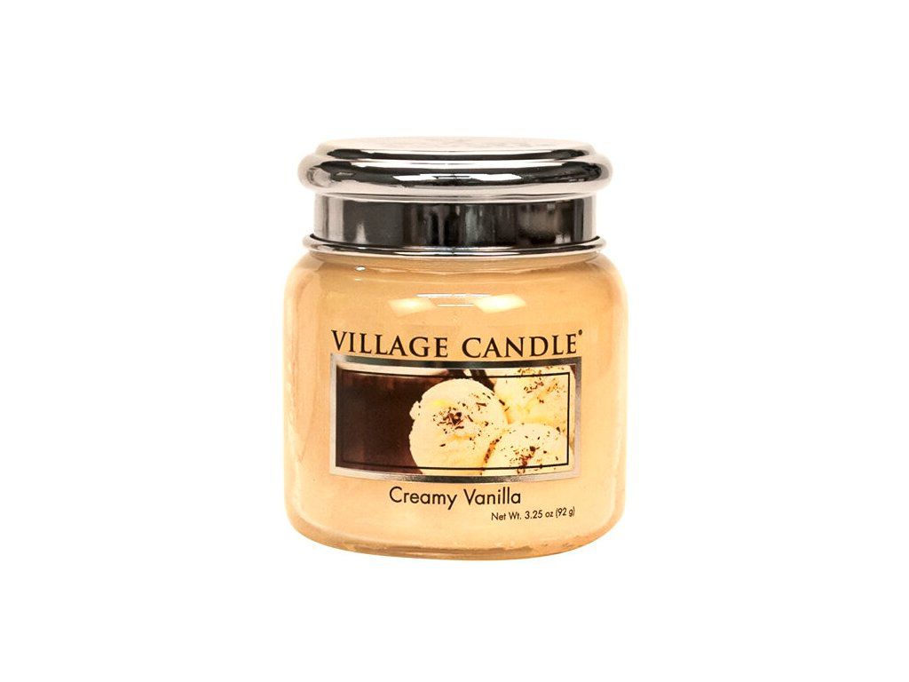 VILLAGE CANDLE Vonná svíčka - Vanilková zmrzlina, mini 3,75OZ