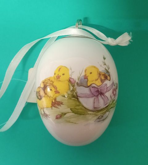 Clayre & Eef Velikonoční závěsné keramické vejce A
