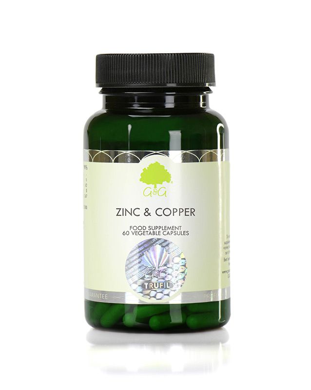 G&G Vitamins -Zinek a měď - ZINC & COPPER 60 cps