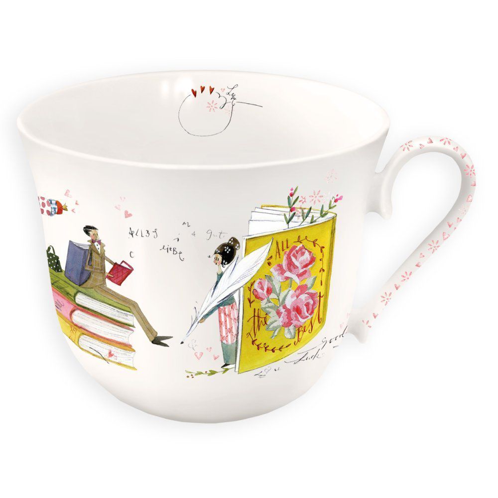 Grätz Verlag Porcelánový hrnek Knihy 0,4 l