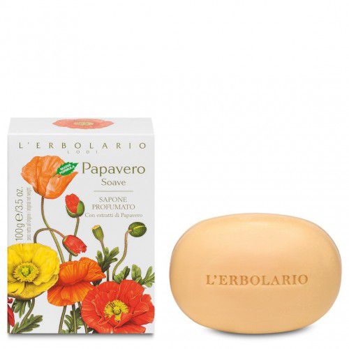 L´ERBOLARIO Papavero Soave - Vlčí mák mýdlo 100g