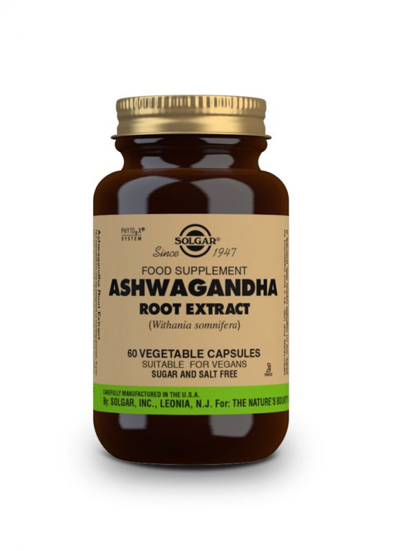 Solgar Ashwagandha – indický ženšen cps. 60 G&G Vitamins