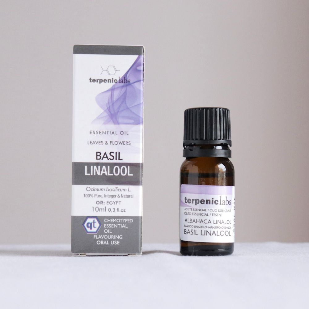Terpenic Esenciální olej bazalka linalool (vnější & vnitřní užití) 10ml