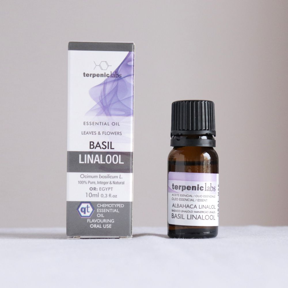 Terpenic Esenciální olej bazalka linalol (vnější & vnitřní užití) 10ml