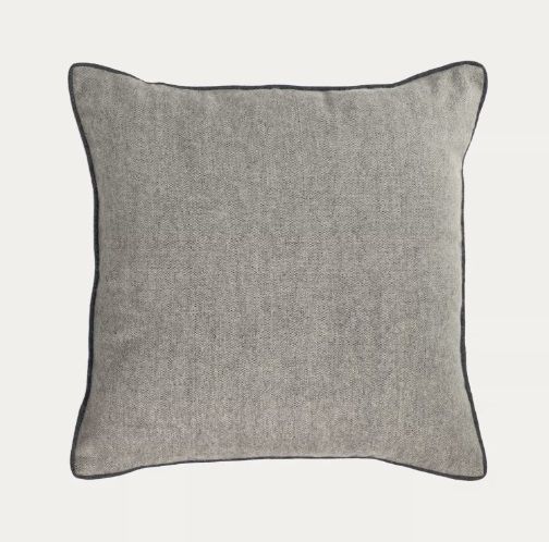IB Laursen Bavlněný povlak na polštář melír grey 50×50cm