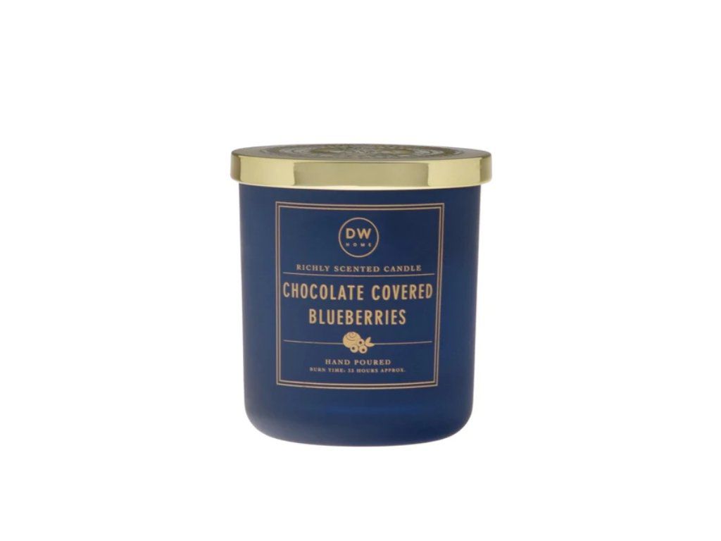 DW HOME Vonná svíčka Chocolate Covered Blueberries - Borůvky v čokoládě, malá
