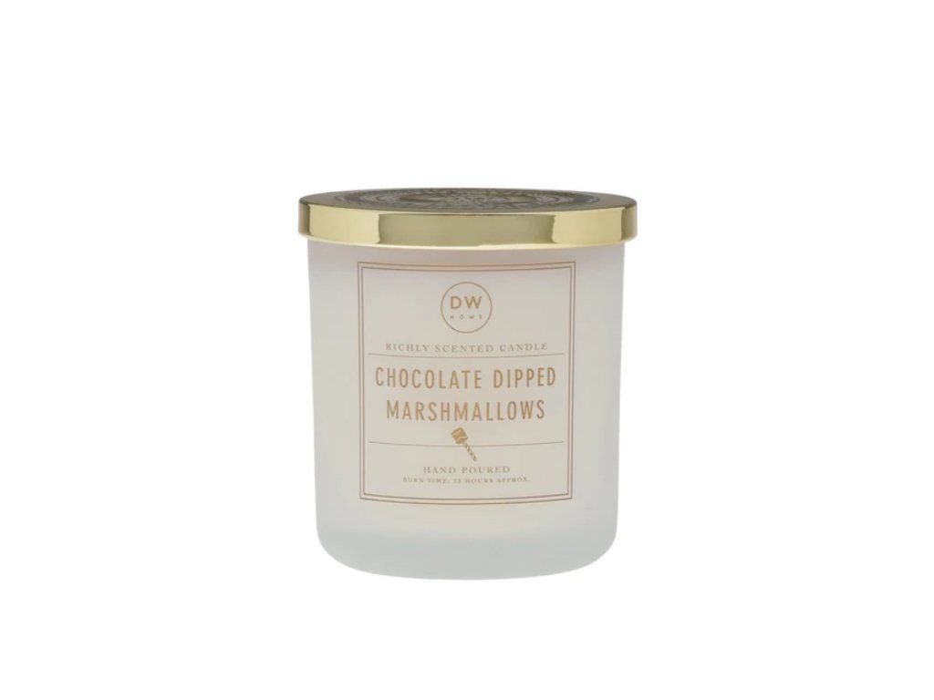 DW HOME Vonná svíčka Chocolate Dipped Marshmallows - Marshmallow v čokoládě, malá