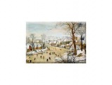 Magnet Bruegel zimní krajina
