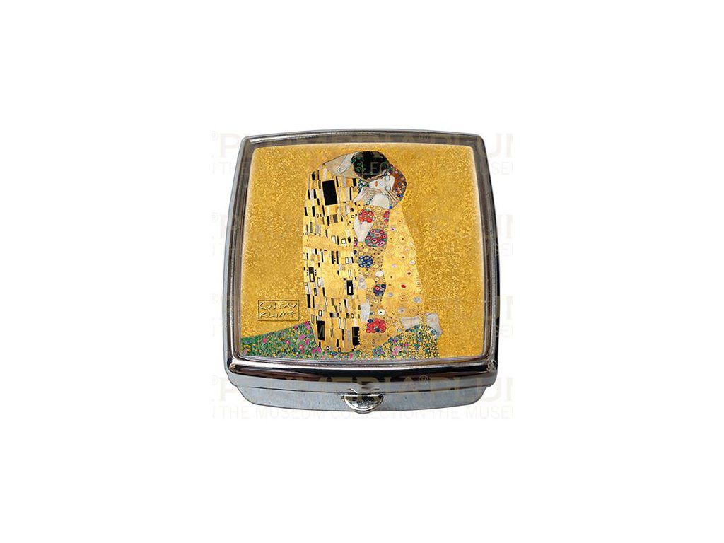 Plumeria Pill - Box - Lékovka The Kiss Gustav Klimt A