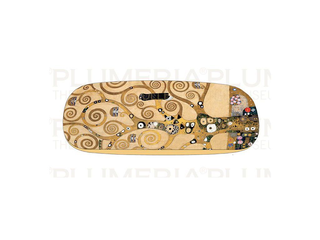 Plumeria Pouzdro na brýle s utěrkou Strom života Klimt