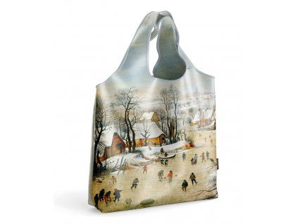 Plumeria Skládací nákupní taška 42x42x8cm Winterlandscape Bruegel