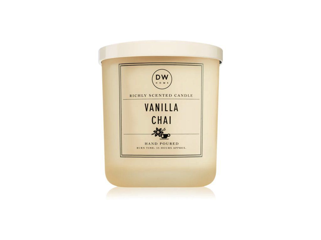 DW HOME Vanilla Chai Vonná svíčka ve skle, 258 g