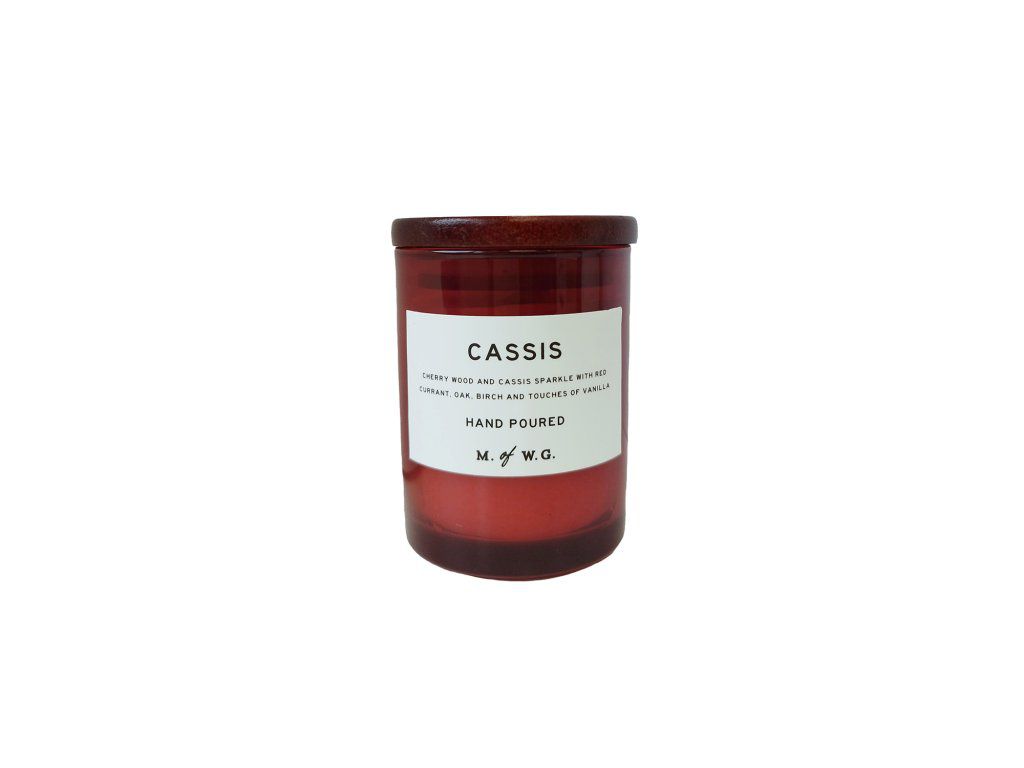 DW HOME Cassis Vonná svíčka ve skle, 108 g