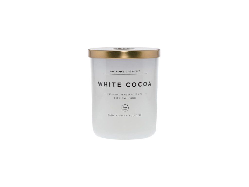 DW HOME White Cocoa Vonná svíčka ve skle, 108 g