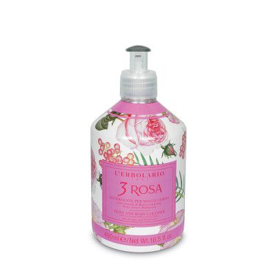 L´ERBOLARIO 3 Rosa Tekuté mýdlo na ruce a tělo 490 ml
