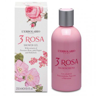 L´ERBOLARIO 3 Rosa Sprchový gel 250 ml