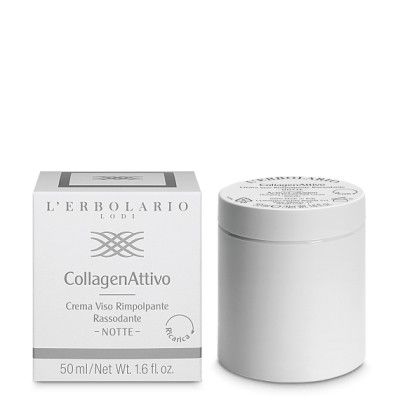 L´ERBOLARIO CollagenAttivo Noční zpevňující pleťový krém Ekonáplň 50 ml