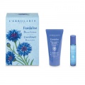 L´ERBOLARIO Fiordaliso Kosmetická taštička, Parfém Roll-on a parfémovaný tělový krém
