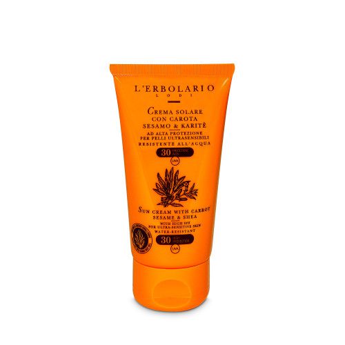 L´ERBOLARIO Slunce Krém s karotkou, sezamem & bambuckým máslem SPF30