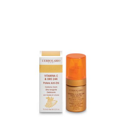 L´ERBOLARIO Vitamina C&Oro 24K Anti-age krém na oční okolí 15 ml