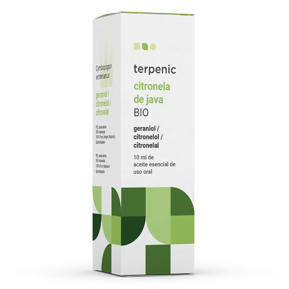 Terpenic Esenciální olej citronela Jáva BIO (vnější & vnitřní užití) 10ml