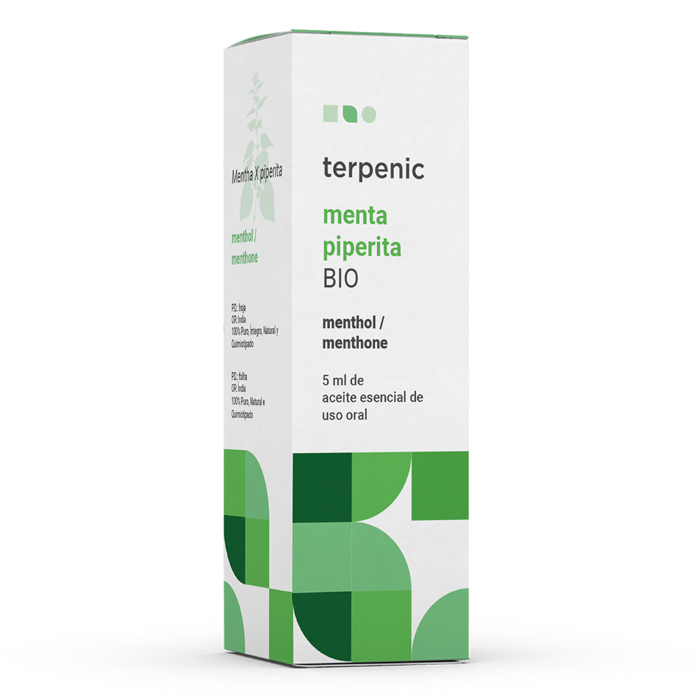 Terpenic Esenciální olej máta peprná BIO (vnější & vnitřní užití) 5 ml