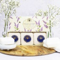 English Soap Company Anglická levandule, Sada tuhých mýdel, 3 × 100 g