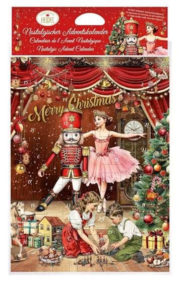 Heidel Louskáček - adventní kalendář s mléčnou čokoládou 75g