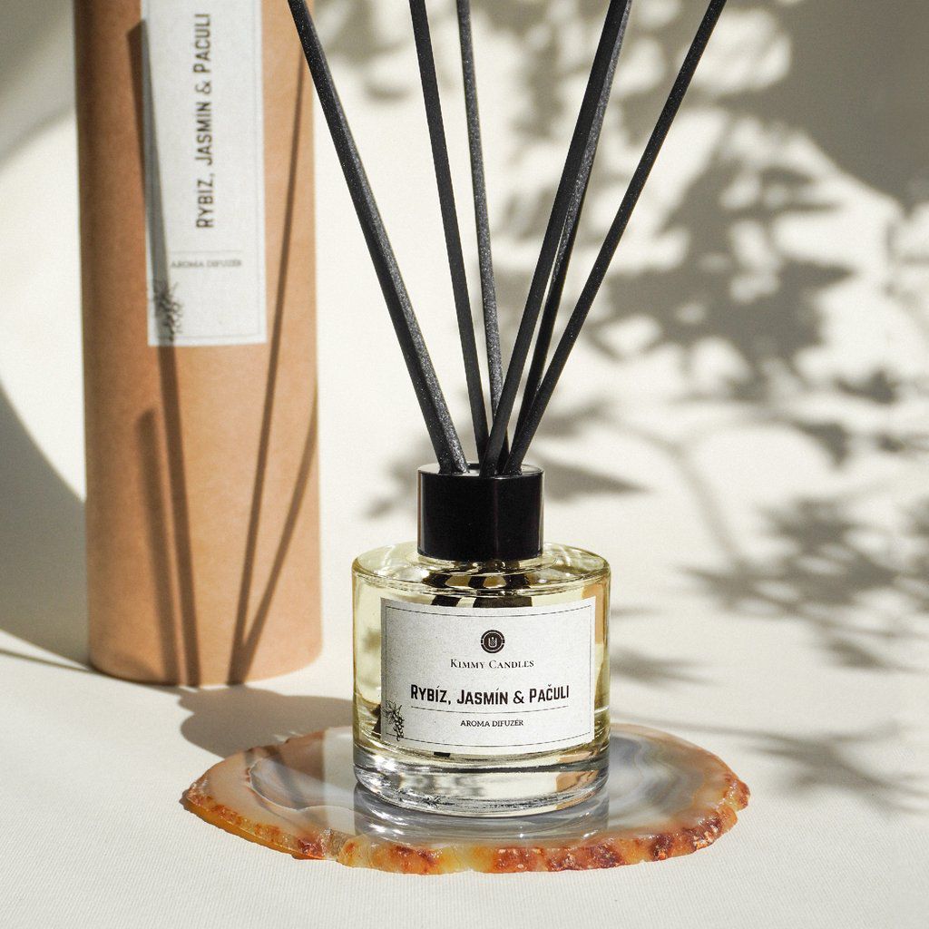 Kimmy Candles Aroma difuzér Rybíz, jasmín & Pačuli 100 ml