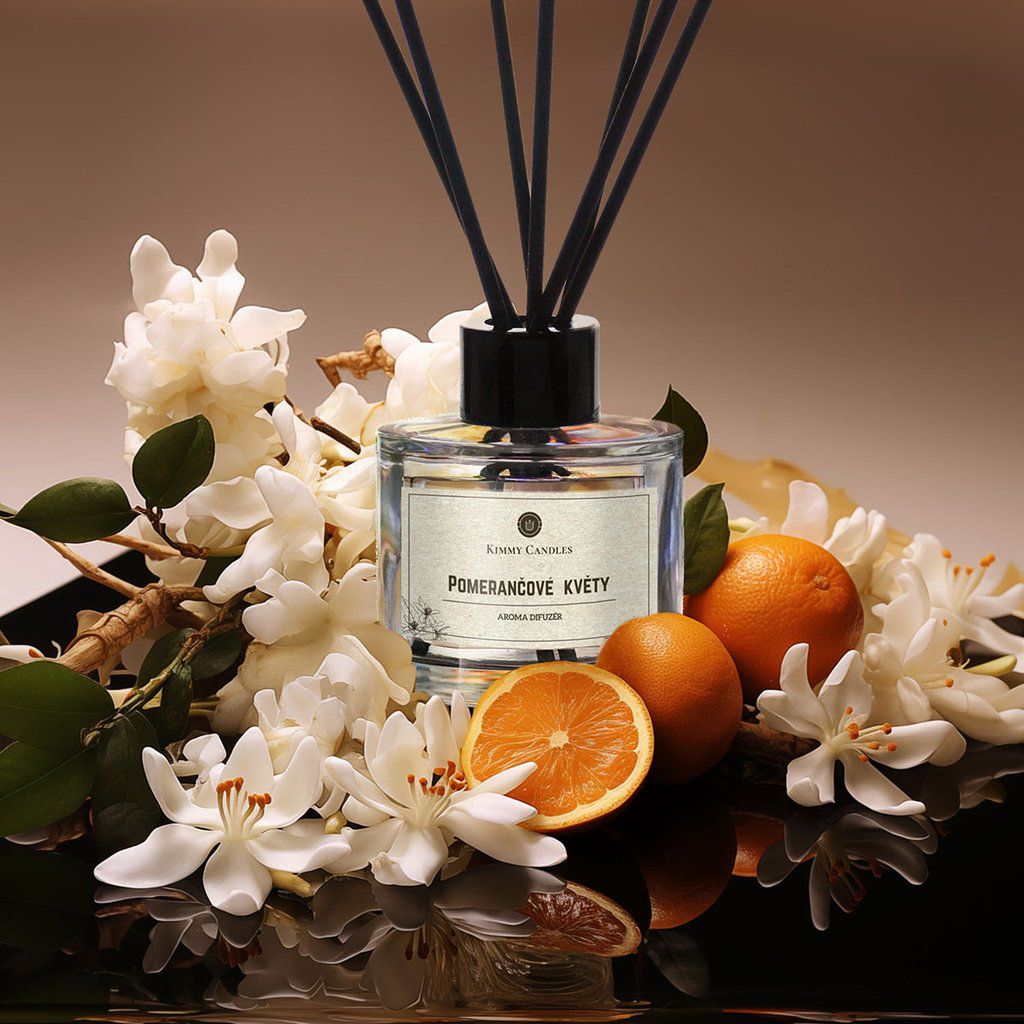 Kimmy Candles Aroma difuzér Pomerančové květy 100 ml