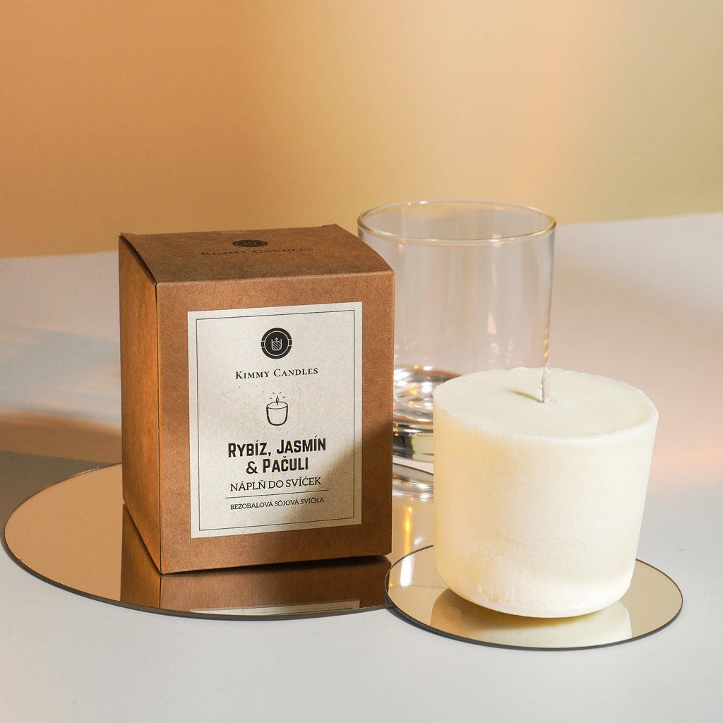 Kimmy Candles Náplň do svíček - Rybíz, Jasmín & Pačuli 220 g