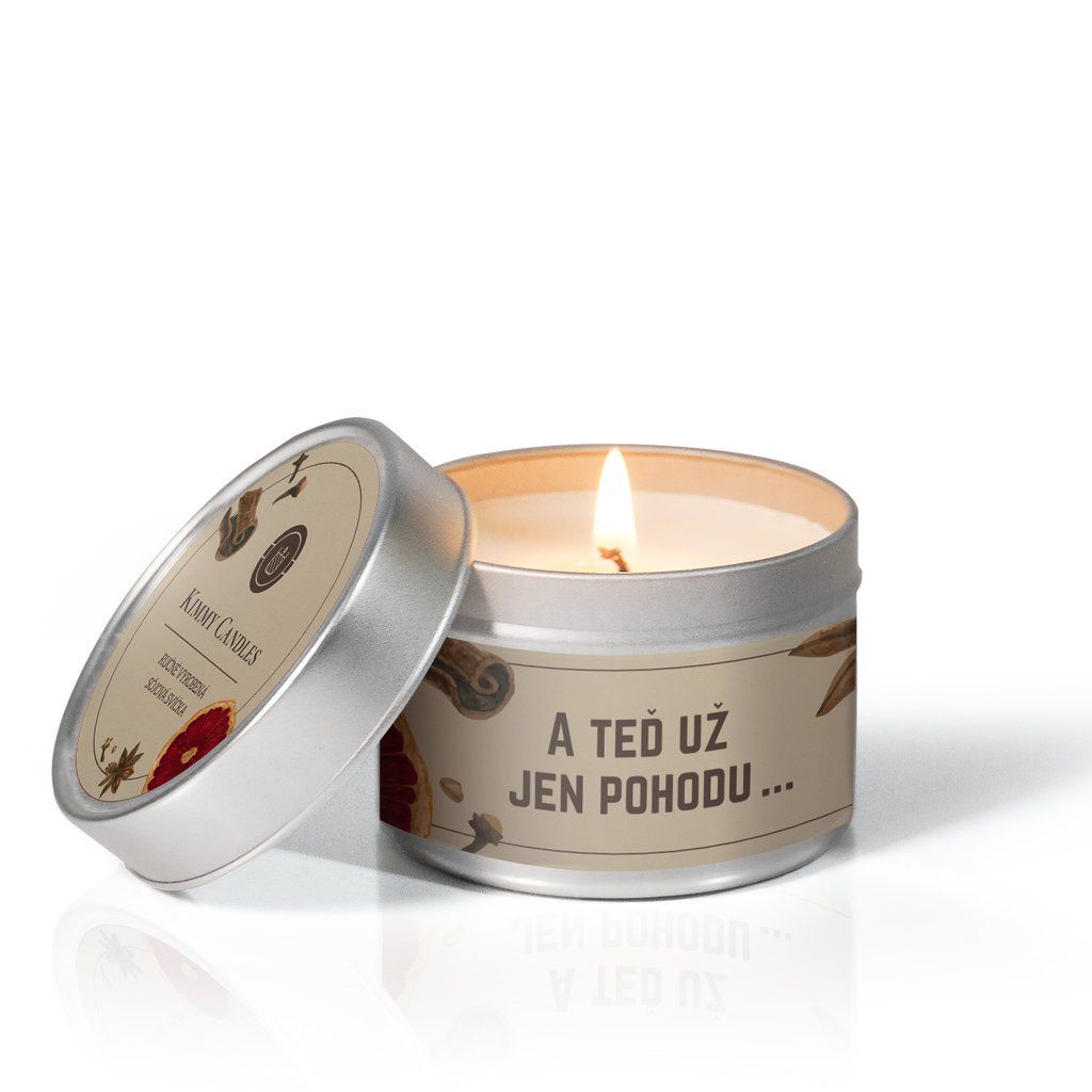 Kimmy Candles Malá sójová svíčka A teď už jen pohodu 100 g
