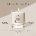 Kimmy Candles Sójová svíčka Švestky & Rebarbora 220 g