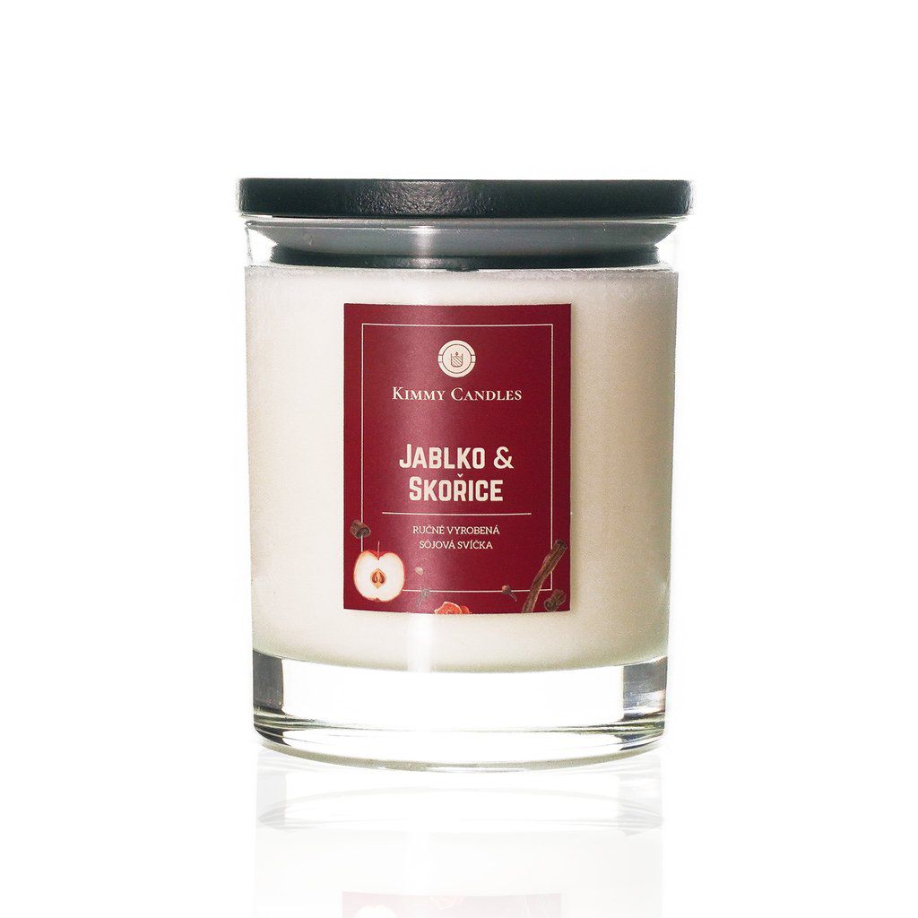 Kimmy Candles Sójová svíčka Jablko & Skořice 220 g